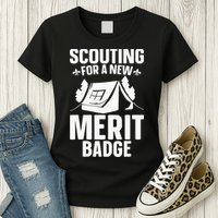 Scouting Merit Badge Wilderness Uniform Nature Scout Womens T-Shirt