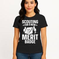 Scouting Merit Badge Wilderness Uniform Nature Scout Womens T-Shirt