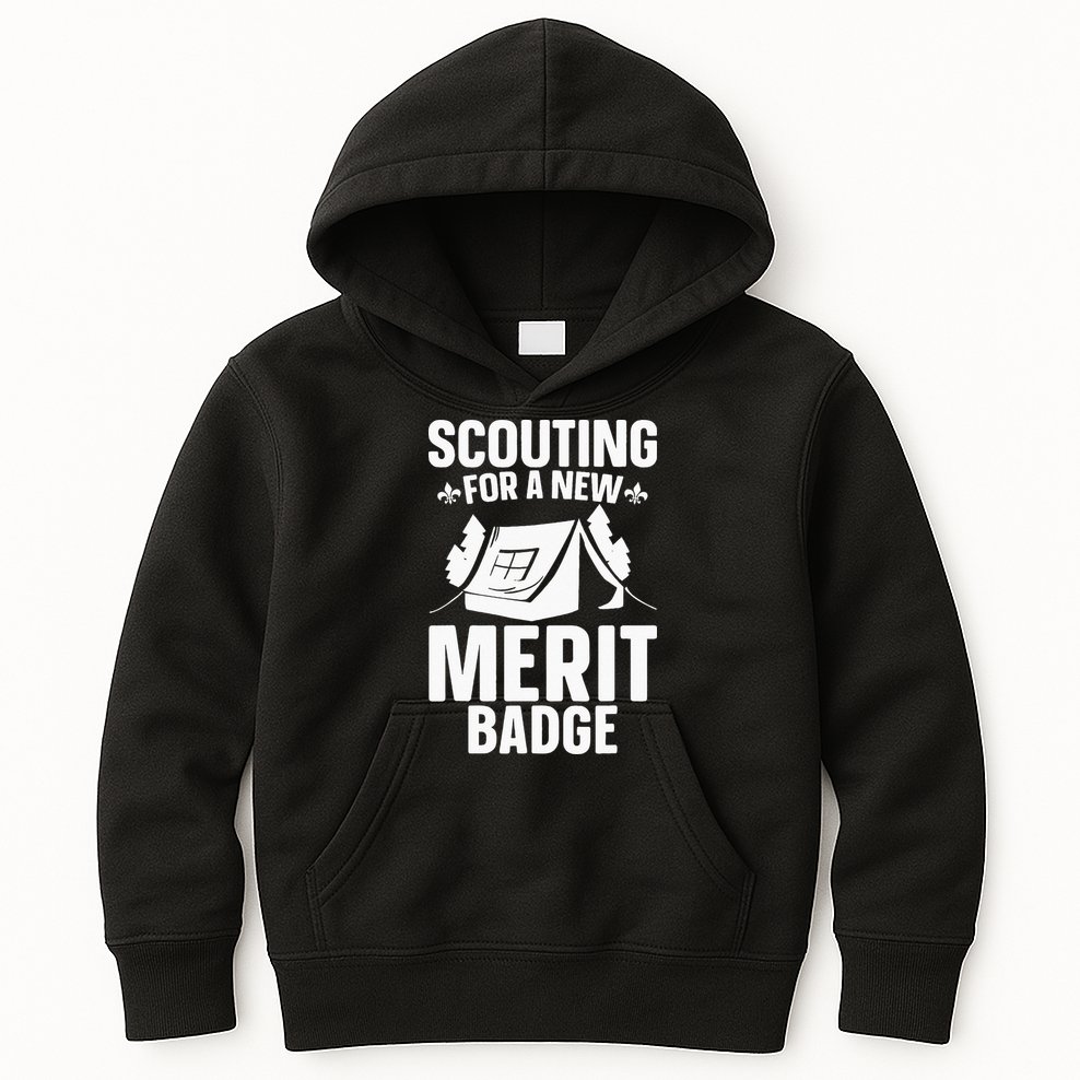 Scouting Merit Badge Wilderness Uniform Nature Scout Kids Hoodie