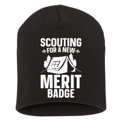 Scouting Merit Badge Wilderness Uniform Nature Scout Short Acrylic Beanie