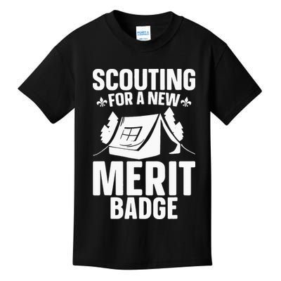 Scouting Merit Badge Wilderness Uniform Nature Scout Kids T-Shirt