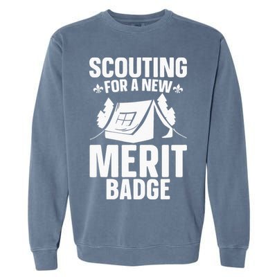 Scouting Merit Badge Wilderness Uniform Nature Scout Garment-Dyed Sweatshirt