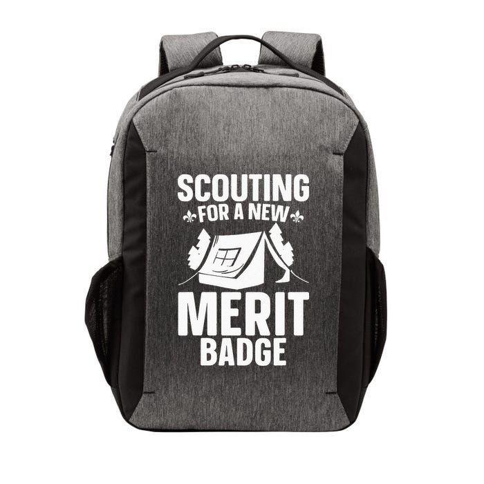 Scouting Merit Badge Wilderness Uniform Nature Scout Vector Backpack