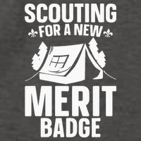 Scouting Merit Badge Wilderness Uniform Nature Scout Vector Backpack