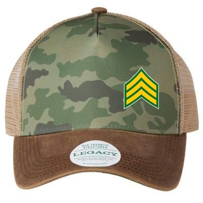 Sergeant Military Badge Legacy Tie Dye Trucker Hat