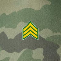 Sergeant Military Badge Legacy Tie Dye Trucker Hat