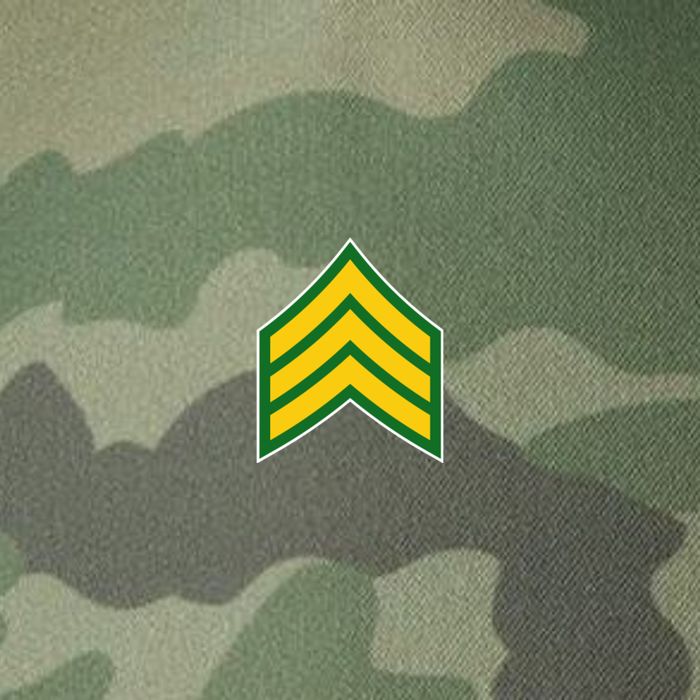 Sergeant Military Badge Legacy Tie Dye Trucker Hat