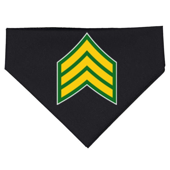 Sergeant Military Badge USA-Made Doggie Bandana