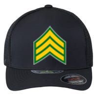 Sergeant Military Badge Flexfit Unipanel Trucker Cap