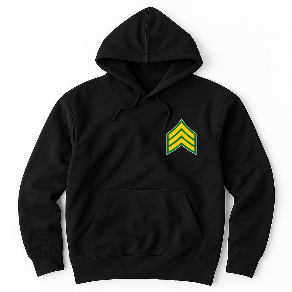 Sergeant Military Badge Hoodie