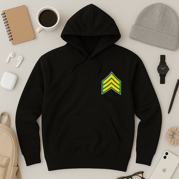Sergeant Military Badge Hoodie