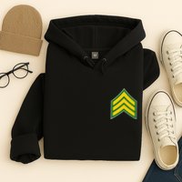 Sergeant Military Badge Hoodie