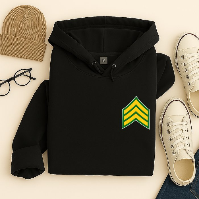Sergeant Military Badge Hoodie