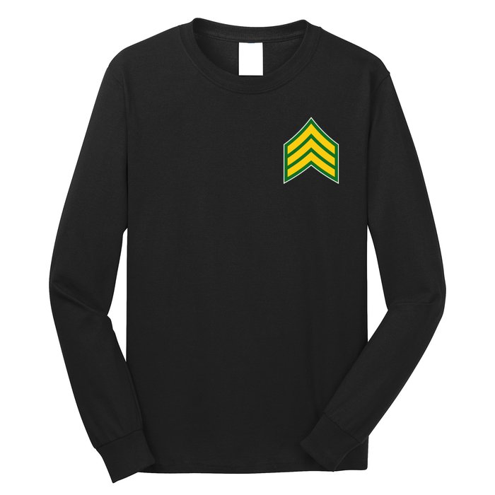 Sergeant Military Badge Long Sleeve Shirt