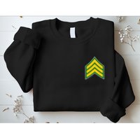 Sergeant Military Badge Sweatshirt
