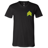 Sergeant Military Badge V-Neck T-Shirt