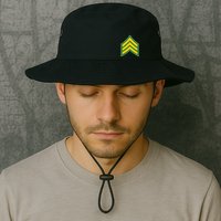 Sergeant Military Badge Bucket Hat