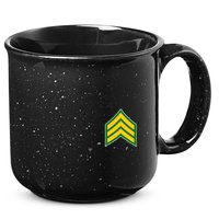 Sergeant Military Badge 15oz Campfire Ceramic Mug
