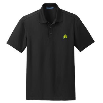 Sergeant Military Badge Dry Zone Grid Polo