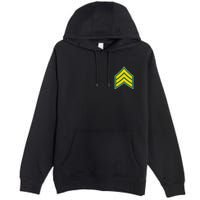 Sergeant Military Badge Premium Pullover Hoodie