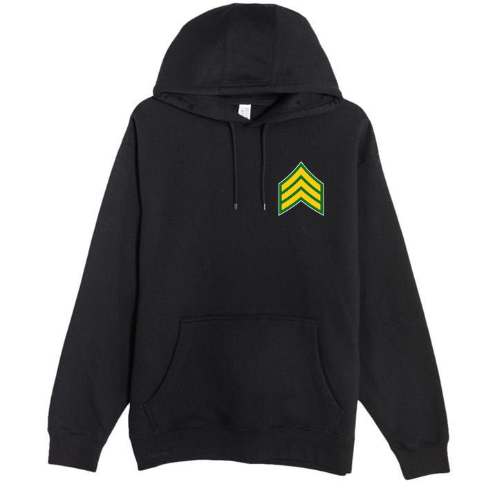Sergeant Military Badge Premium Pullover Hoodie