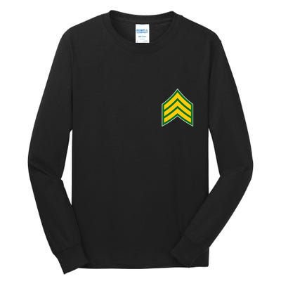 Sergeant Military Badge Tall Long Sleeve T-Shirt