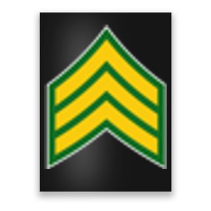 Sergeant Military Badge Poster