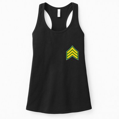 Sergeant Military Badge Womens Tank Top