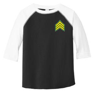 Sergeant Military Badge Toddler Fine Jersey T-Shirt