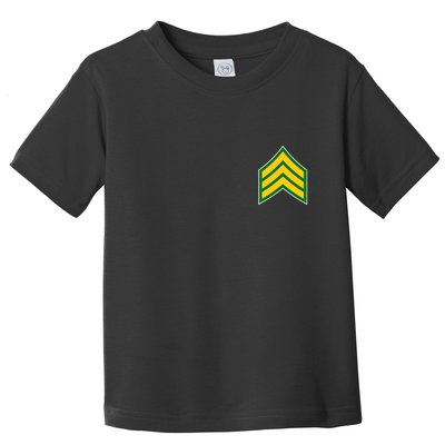 Sergeant Military Badge Toddler T-Shirt