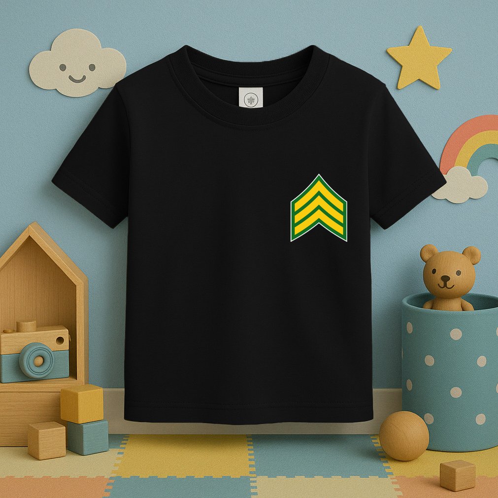 Sergeant Military Badge Toddler T-Shirt