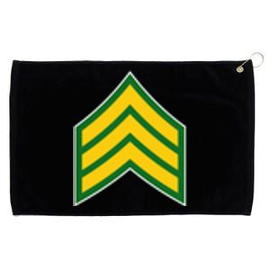 Sergeant Military Badge Grommeted Golf Towel