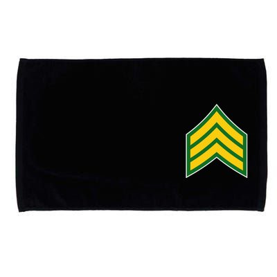Sergeant Military Badge Microfiber Hand Towel