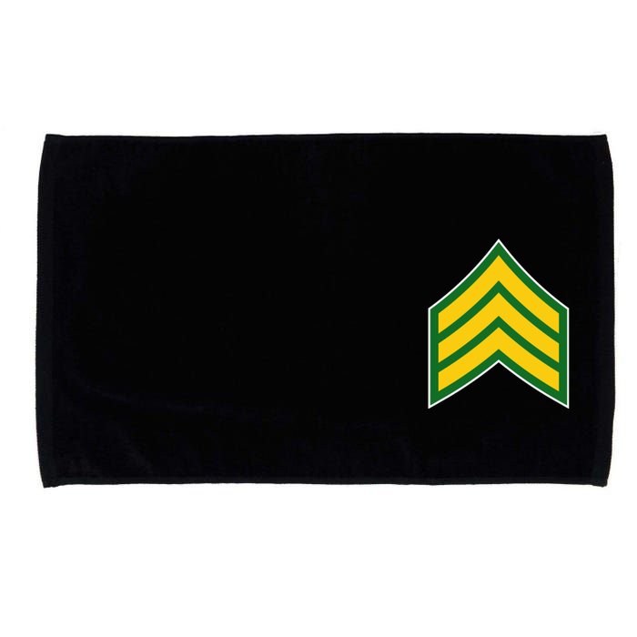 Sergeant Military Badge Microfiber Hand Towel