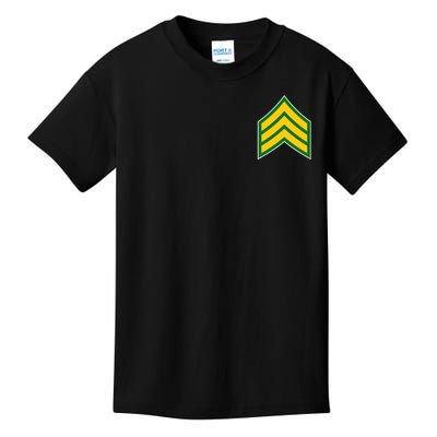 Sergeant Military Badge Kids T-Shirt