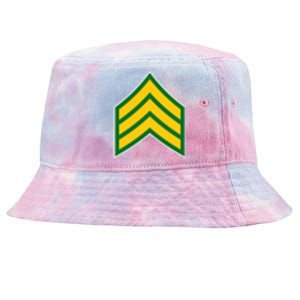 Sergeant Military Badge Tie-Dyed Bucket Hat