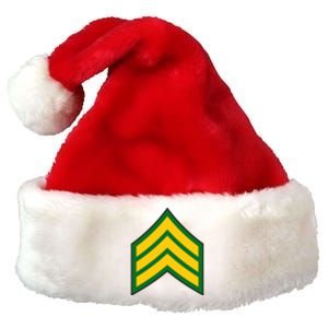 Sergeant Military Badge Premium Christmas Santa Hat