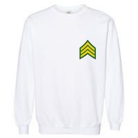 Sergeant Military Badge Garment-Dyed Sweatshirt