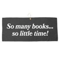 So Many Books So Little Time Reading Fan Book Lover Large Microfiber Waffle Golf Towel