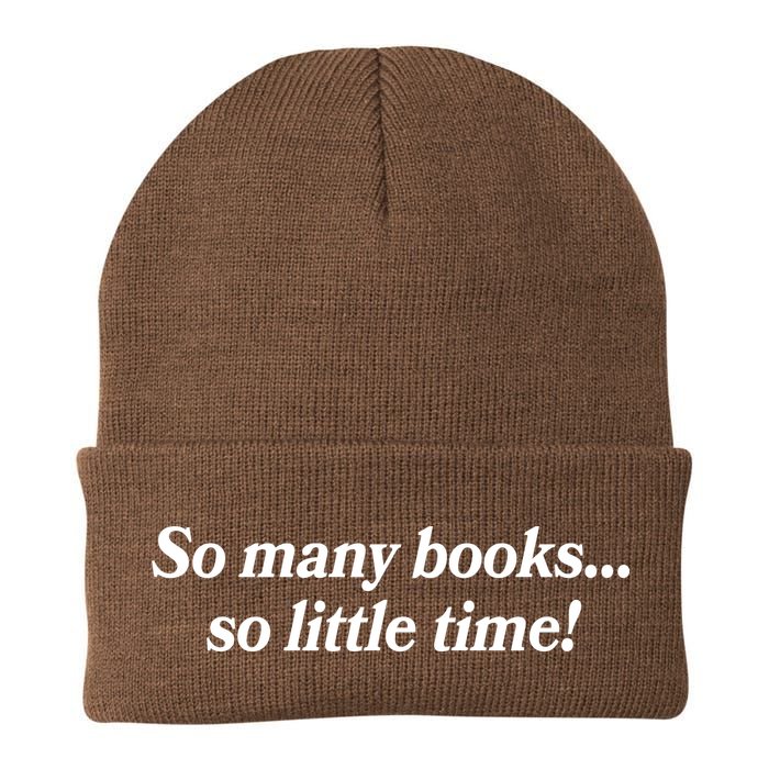 So Many Books So Little Time Reading Fan Book Lover Beanie