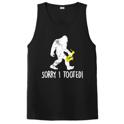 School Marching Band Sax Player Funny Saxophone PosiCharge Competitor Tank