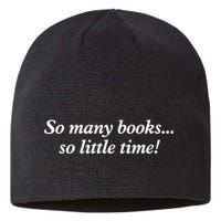 So Many Books Little Time Loves To Read Books Bookworm Sustainable Beanie