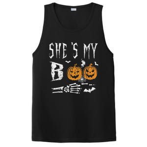 SheS My Boo Skeleton Hand Pumpkin Halloween Matching Funny PosiCharge Competitor Tank