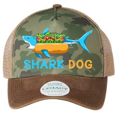 Shark Marine Biologist Ocean Animal Hot Dog Shark Legacy Tie Dye Trucker Hat