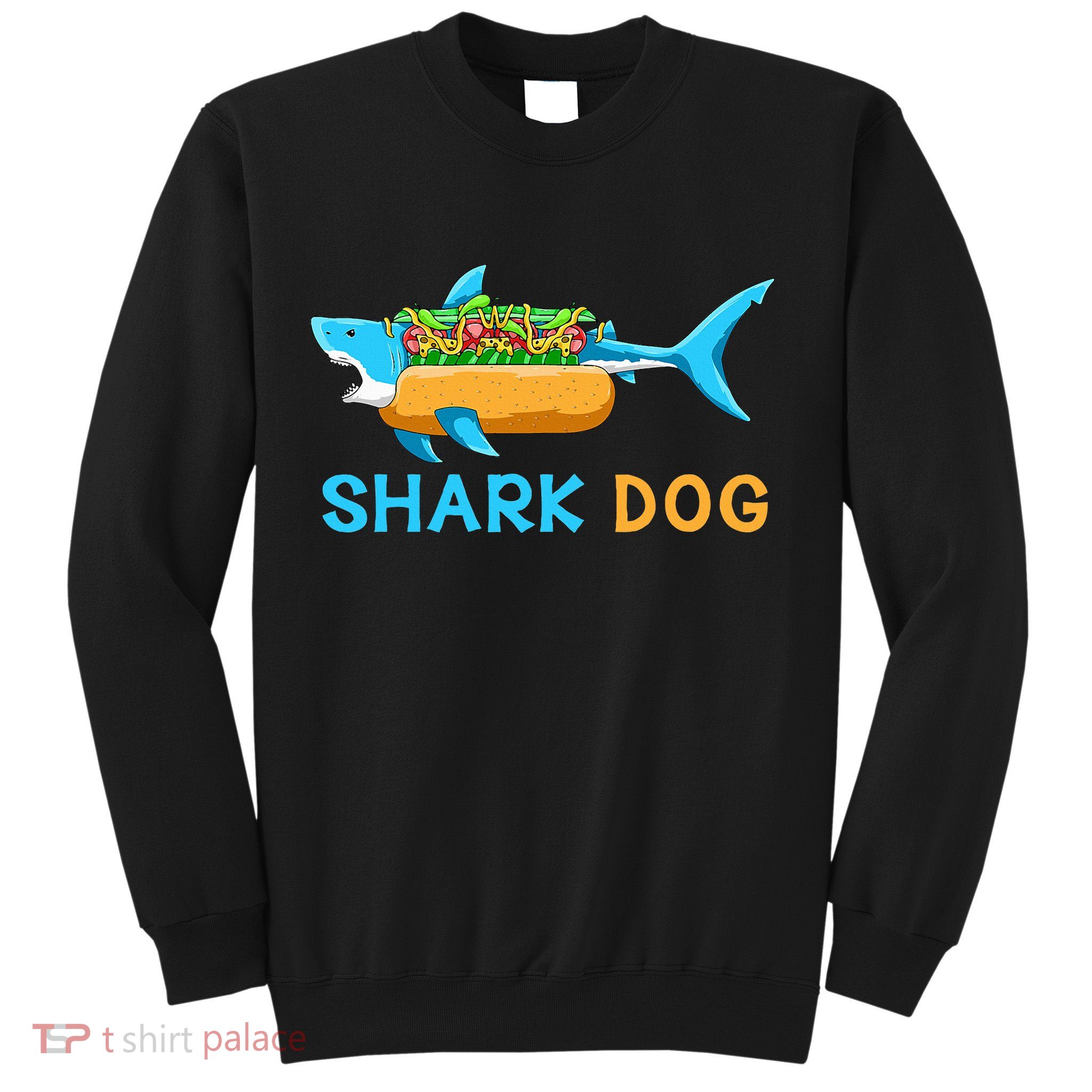 Shark Marine Biologist Ocean Animal Hot Dog Shark Sweatshirt