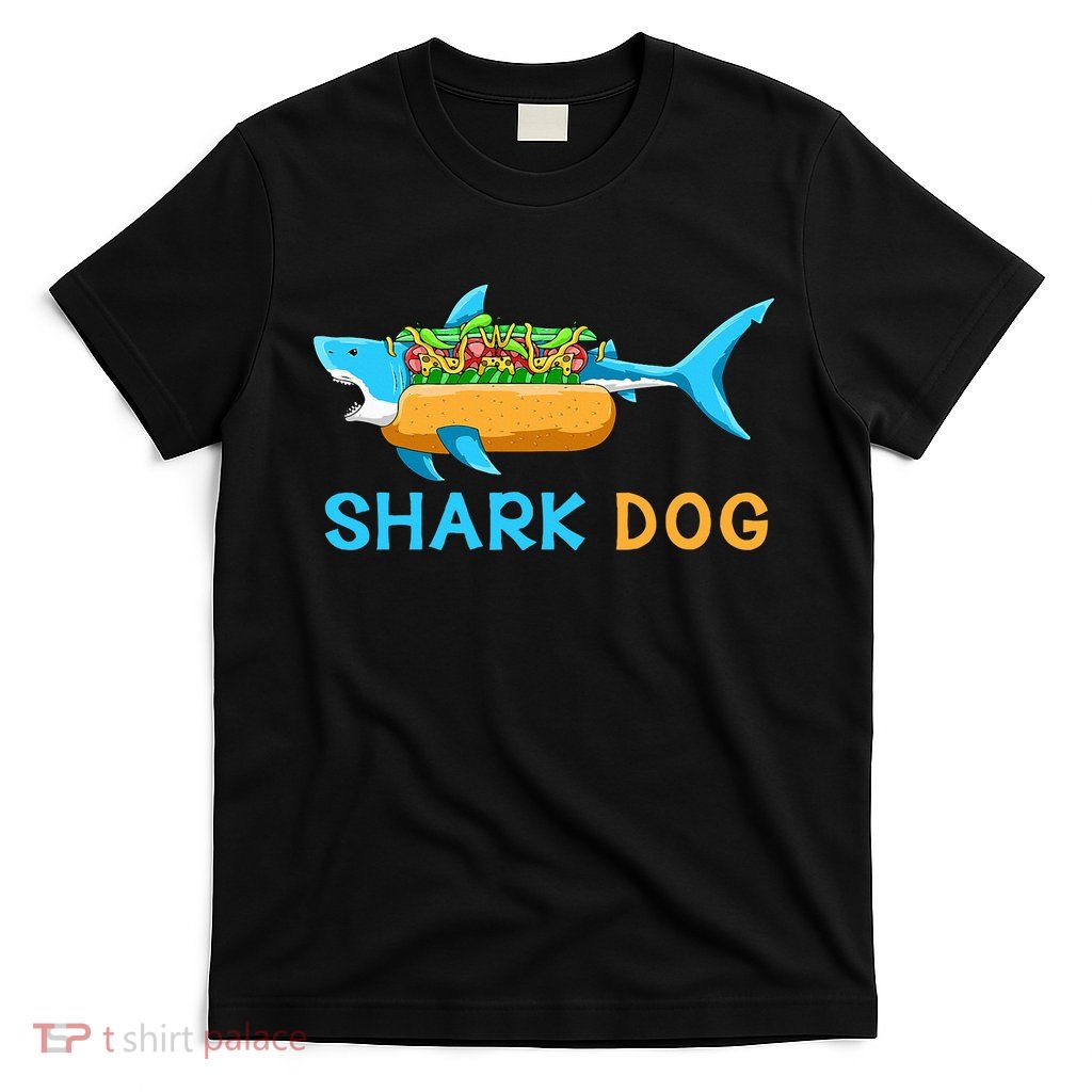 Shark Marine Biologist Ocean Animal Hot Dog Shark T-Shirt