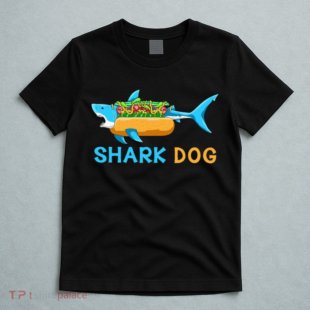 Shark Marine Biologist Ocean Animal Hot Dog Shark T-Shirt