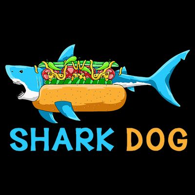 Shark Marine Biologist Ocean Animal Hot Dog Shark T-Shirt