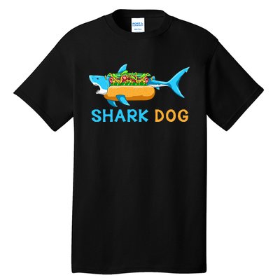 Shark Marine Biologist Ocean Animal Hot Dog Shark Tall T-Shirt