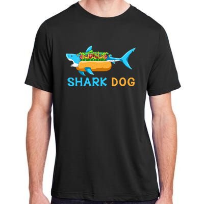 Shark Marine Biologist Ocean Animal Hot Dog Shark Adult ChromaSoft Performance T-Shirt